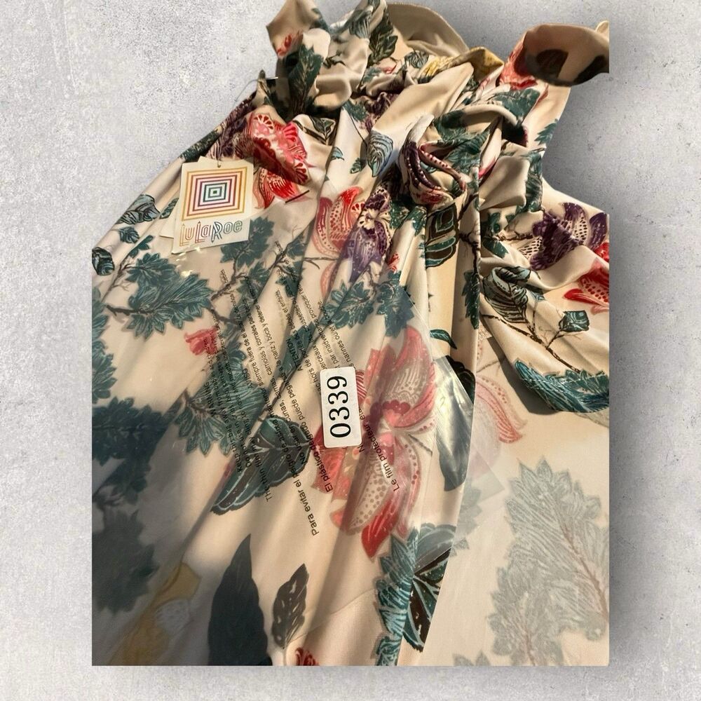Lularoe Bella Wrap Skirt 2XL NWT Floral Ruffle Casual Skirt - Picture 4 of 5